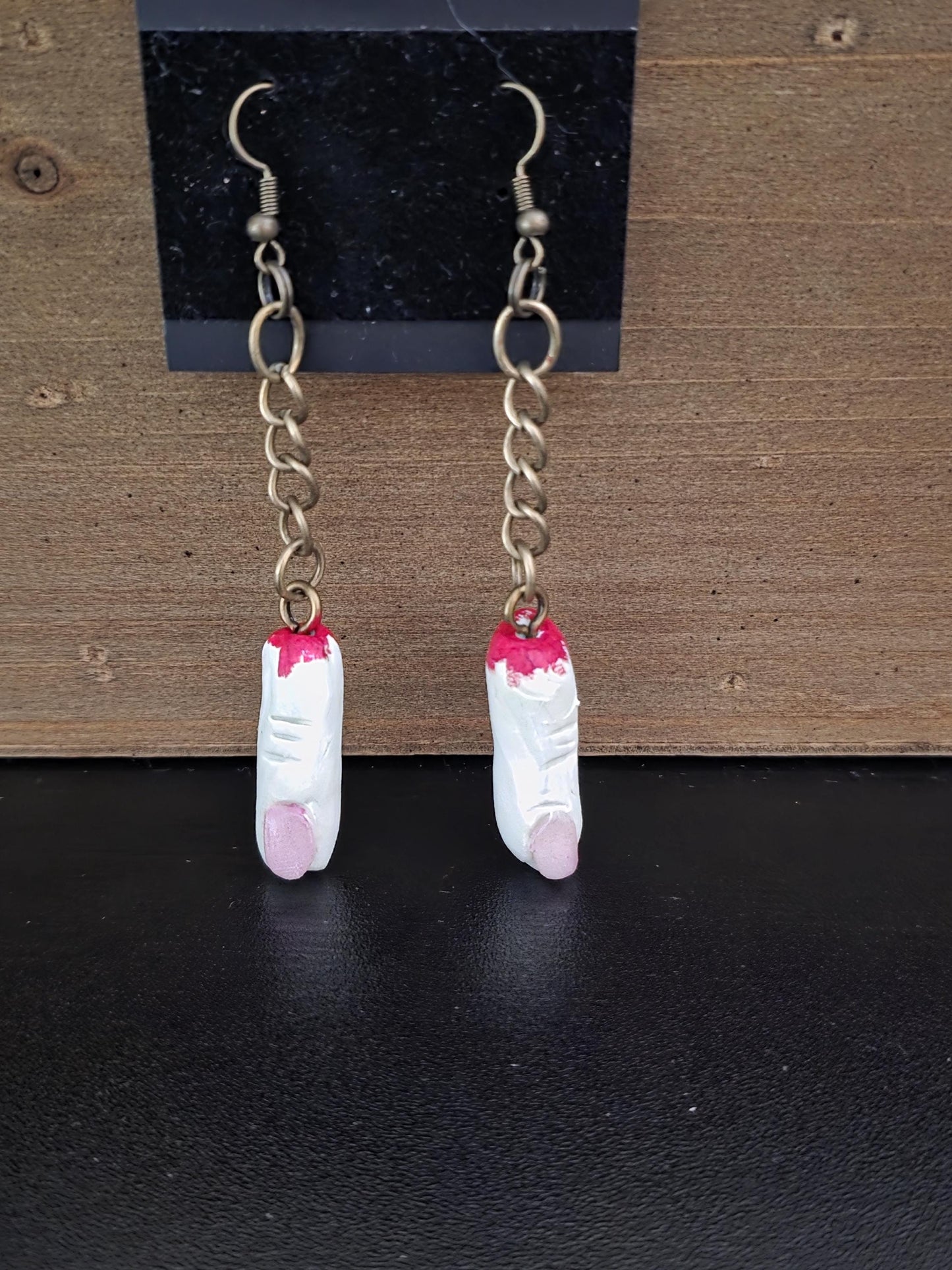 Zombie Finger Earrings